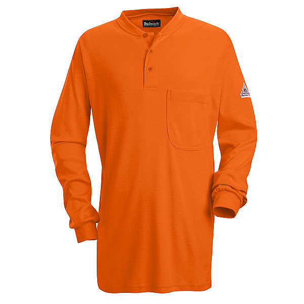 Bulwark SEL2 Lightweight FR Long Sleeve Henley Shirt - Excel FR (HRC 2 - 8.9 cal)