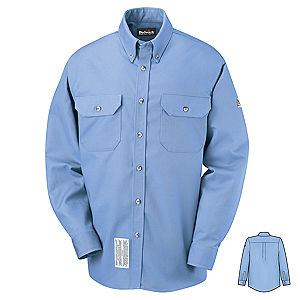 Bulwark SLU2 Men's Midweight FR Dress Uniform Shirt - Excel FR ComforTouch (HRC 2 - 8.6 cal)