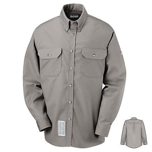 Bulwark SLU2 Men's Midweight FR Dress Uniform Shirt - Excel FR ComforTouch (HRC 2 - 8.6 cal)