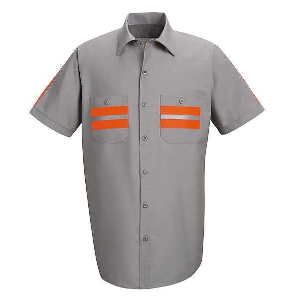 Red Kap SP24 Enhanced Visibility Short Sleeve Work Shirt