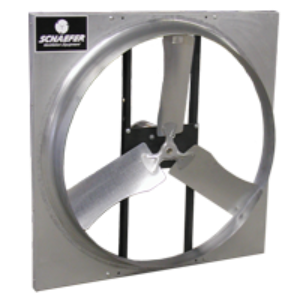 Schaefer 363P12DD 36" Direct Drive Galvanized Panel Fan