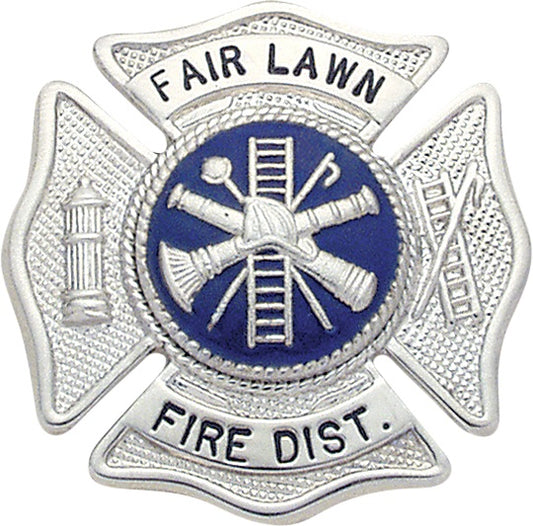 Smith & Warren F145 Maltese Design Badge - Fire Department