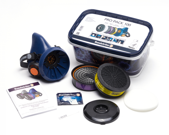 Sundstrom Safety Pro Pack - SR 100 Respiratory Pack - Half-Mask Respirator Kit