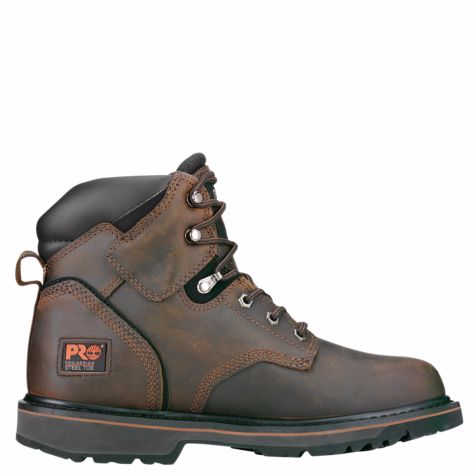 Timberland PRO 33046 Men's Pit Boss 6" Soft Toe Work Boots - Brown