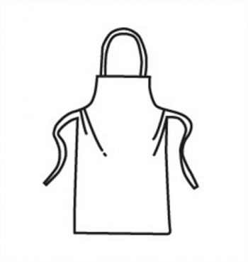 PosiWear UB 3722 Disposable 28x36 White Aprons (Case)