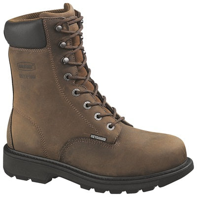 Wolverine W05680 Men's McKay 8" Waterproof Steel-Toe EH Work Boots - Brown
