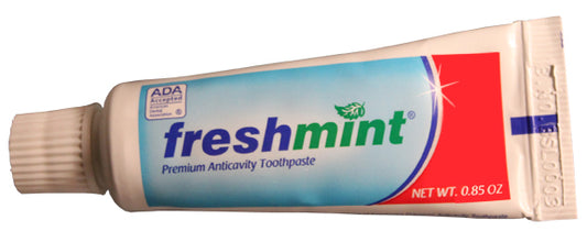 FreshMint TPADA85SS Fluoride Toothpaste 0.85 oz. - ADA Approved | Anchortex