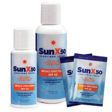Load image into Gallery viewer, CoreTex Sun X SPF 50+ Broad Spectrum Sunscreen - Single Dose Lotion Packet with Dry Towelette
