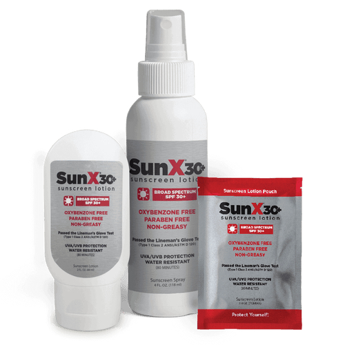 CoreTex Sun X SPF 30+ Broad Spectrum Sunscreen Lotion - Bottles and Pumps