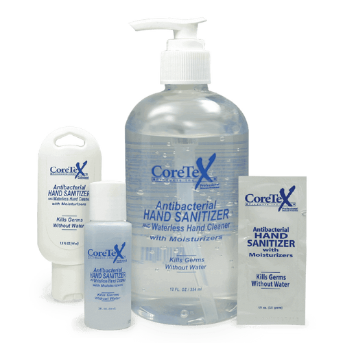 CoreTex Natural Anti-Bacterial Hand Sanitizer & Waterless Hand Cleaner