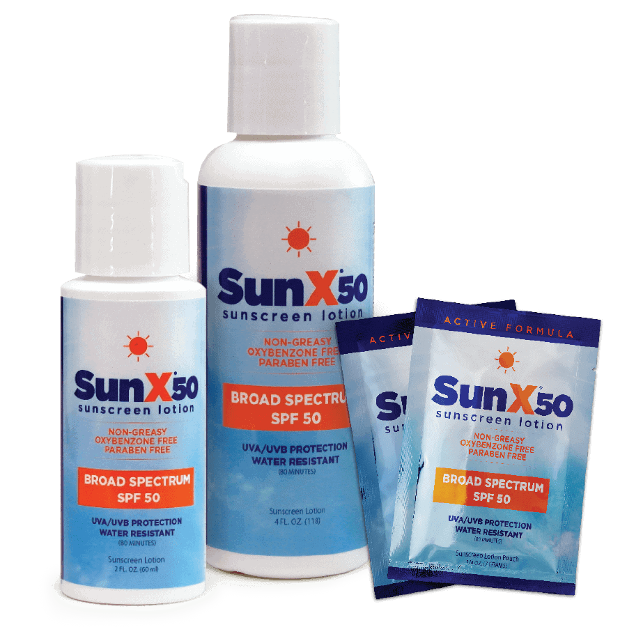 CoreTex Sun X SPF 50+ Broad Spectrum Sunscreen - Single Dose Lotion Packets