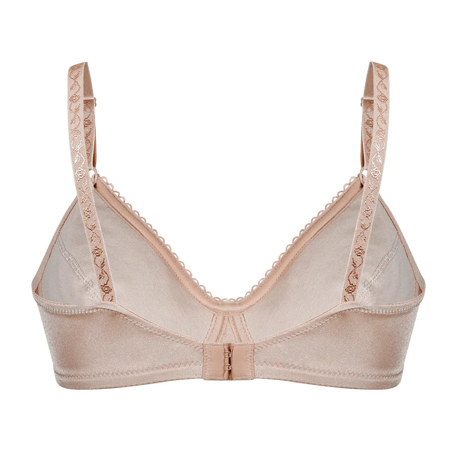 Bestform 5006222 Floral Jacquard Wireless Soft Cup Bra with Lightly-Lined Cups