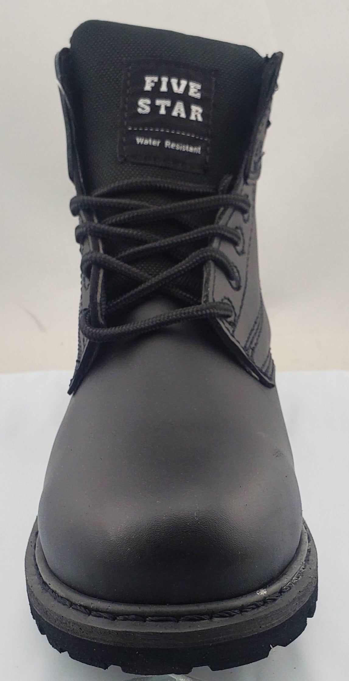 Men's 6" Non-Metal Leather Inmate Boots - Black