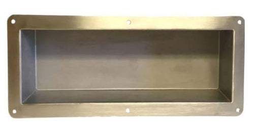 Stainless Steel Recessed Shelf, Front Mount
