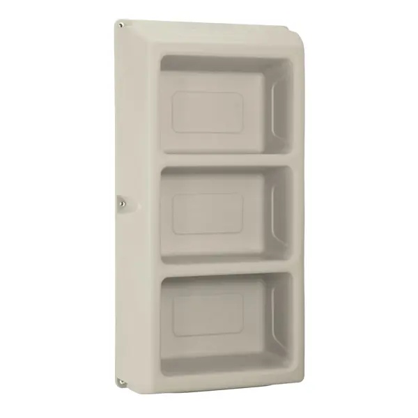 Norix ATN301 Attenda Wall-Mounted Three Shelf Storage Unit