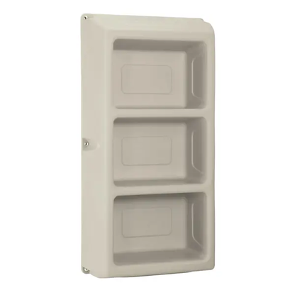 Norix ATN301 Attenda Wall-Mounted Three Shelf Storage Unit