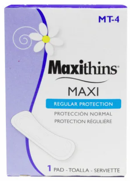 Maxithins Multi-Channel Maxi Pads (Individually Boxed)