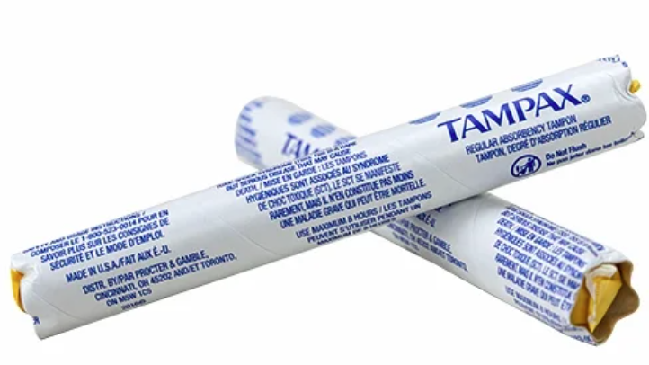 Tampax Tampons with Cardboard Applicator (Vending Machine Tube)