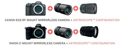 AstroScope Night Vision Adaptor for Canon or Nikon Mirrorless Camera