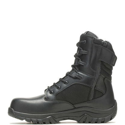 Bates E03886 GX X2 Tall Dryguard Carbon Toe Boots with Side Zipper - Black