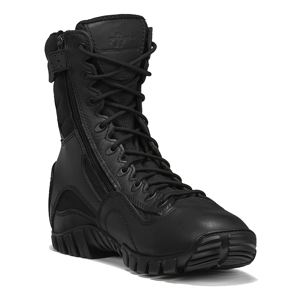 Tactical Research TR960Z Khyber Hot Weather Lightweight Side Zipper Tactical Boots - Black