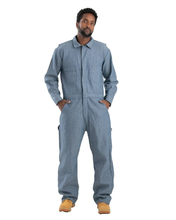 Load image into Gallery viewer, Berne C120FS Heritage 100% Cotton Fisher Stripe Unlined Coverall
