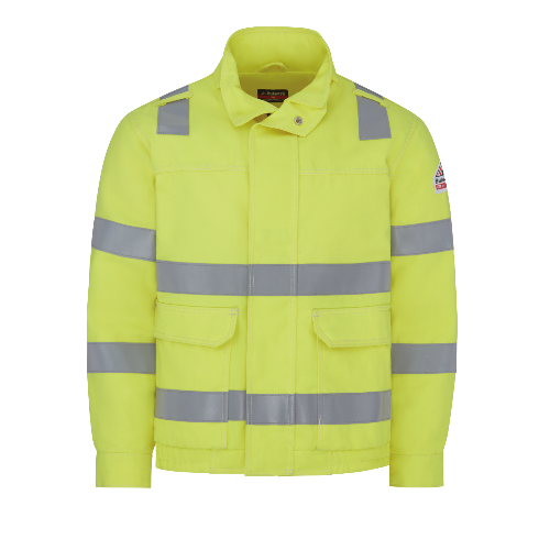 Bulwark JMJ6 High-Visibility Lined Bomber Jacket