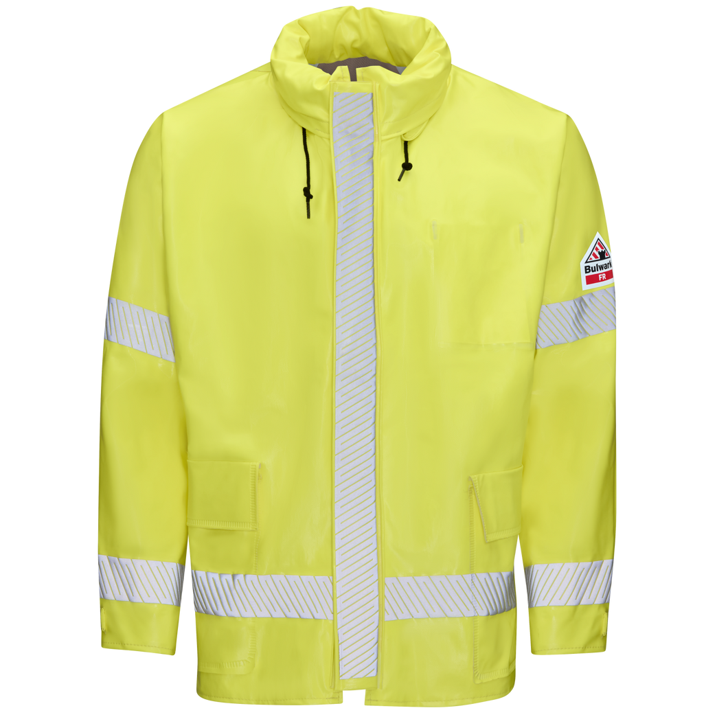 Bulwark JXN6 Men's FR High-Visibility Rain Jacket