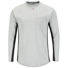 Load image into Gallery viewer, Bulwark MPS8 Men&#39;s FR Long Sleeve Base Layer with Concealed Chest Pocket
