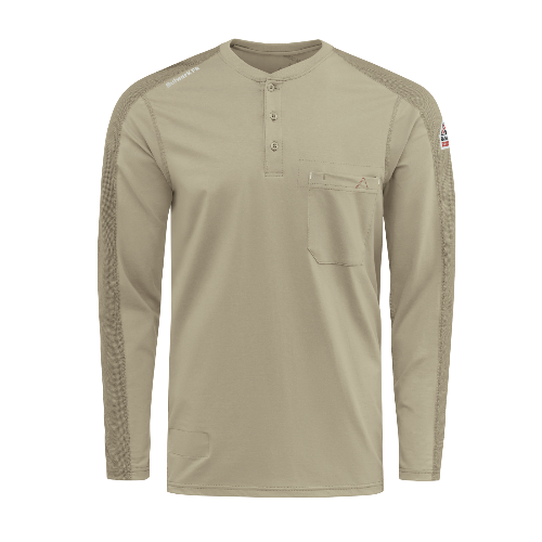 Bulwark STL2 Men's Flex Knit Henley