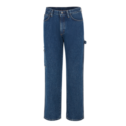 Bulwark PEJ8-INSECT Men's Pre-Washed Denim Dungaree with Insect Shield