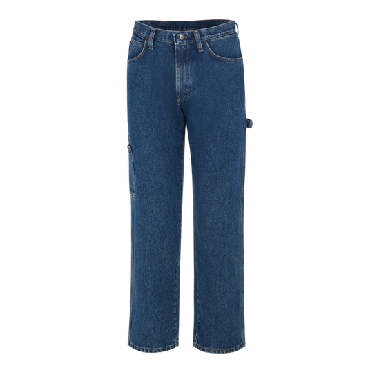 Bulwark PEJ8-INSECT Men's Pre-Washed Denim Dungaree with Insect Shield
