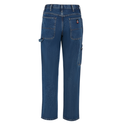 Bulwark PEJ8-INSECT Men's Pre-Washed Denim Dungaree with Insect Shield