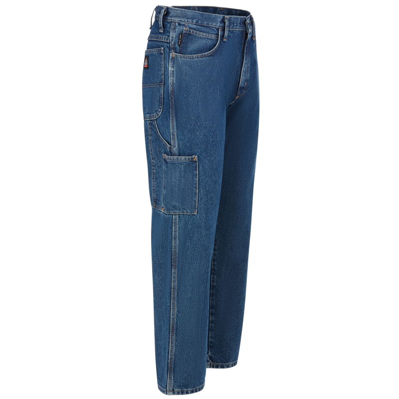 Bulwark PEJ8-INSECT Men's Pre-Washed Denim Dungaree with Insect Shield