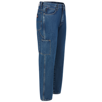 Bulwark PEJ8-INSECT Men's Pre-Washed Denim Dungaree with Insect Shield