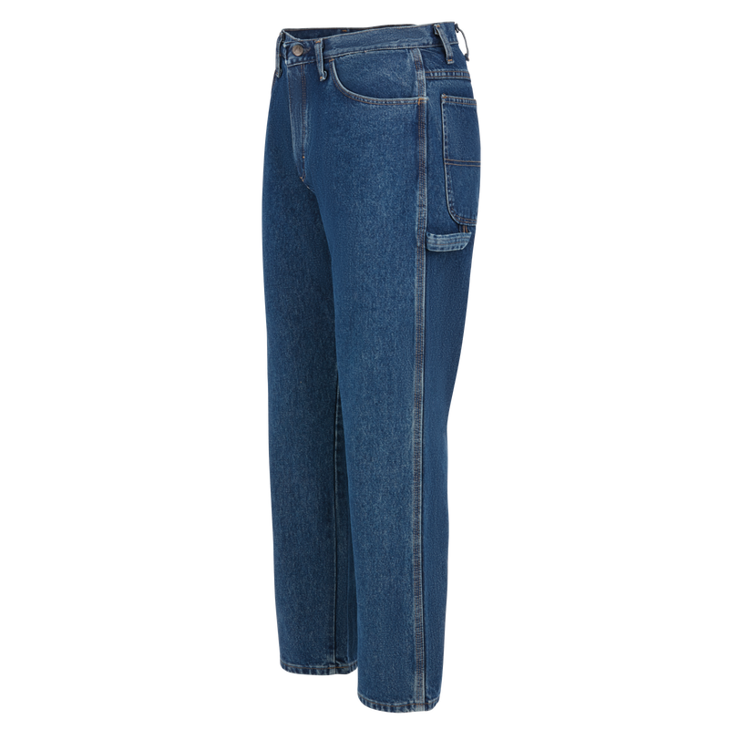 Bulwark PEJ8-INSECT Men's Pre-Washed Denim Dungaree with Insect Shield