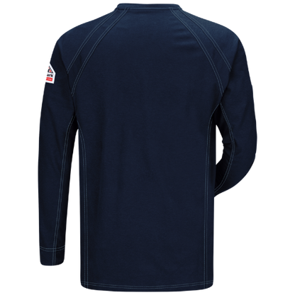 Bulwark QT20 IQ series Flame Resistant Men's Long Sleeve Knit T-Shirt (HRC 2 - 8.2 cal)