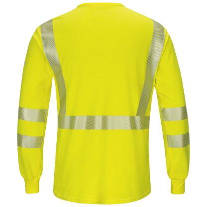 Bulwark SMK8-INSECT Hi-Visibility Lightweight Long Sleeve T-Shirt with Insect Shield