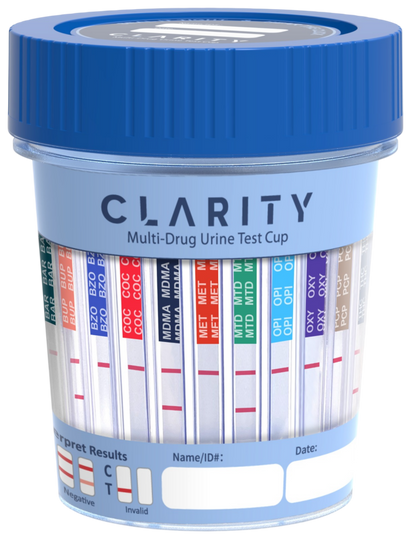 Clarity Multi-Drug Urine Test Cups - Clarity Diagnostics CD-CDOA