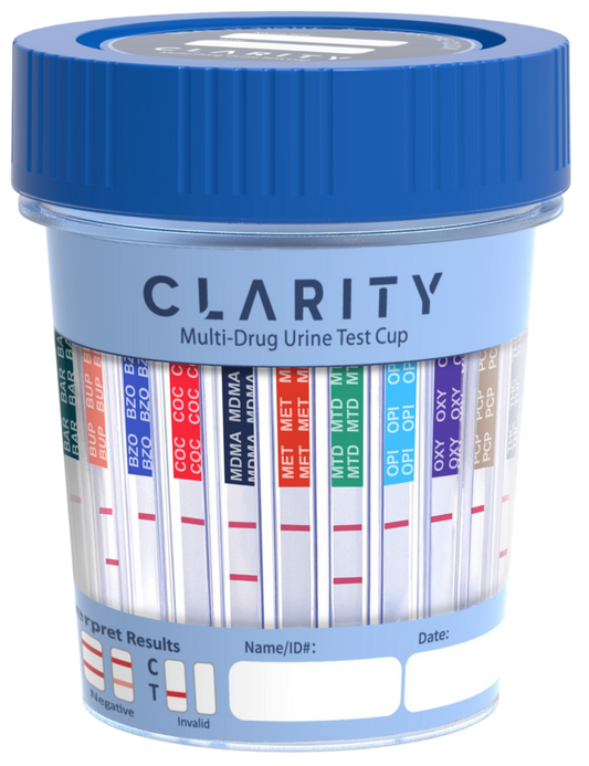 Clarity Multi-Drug Urine Test Cups - Clarity Diagnostics CD-CDOA