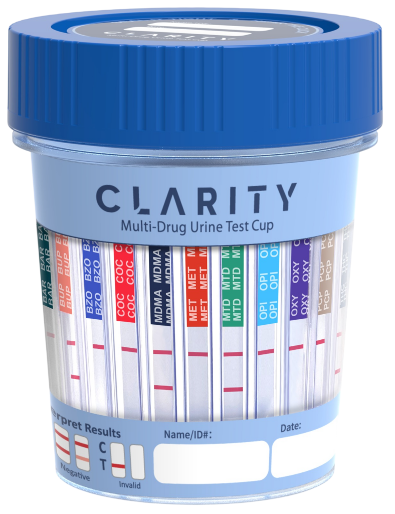 Clarity Multi-Drug Urine Test Cups - Clarity Diagnostics CD-CDOA