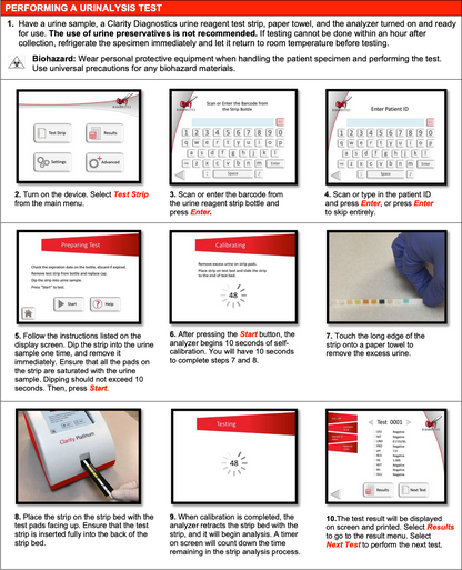Clarity Diagnostics CLA-PLTUA Platinum Urine Analyzer