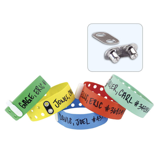 Clincher I Write-On Wristbands for Inmate Identification