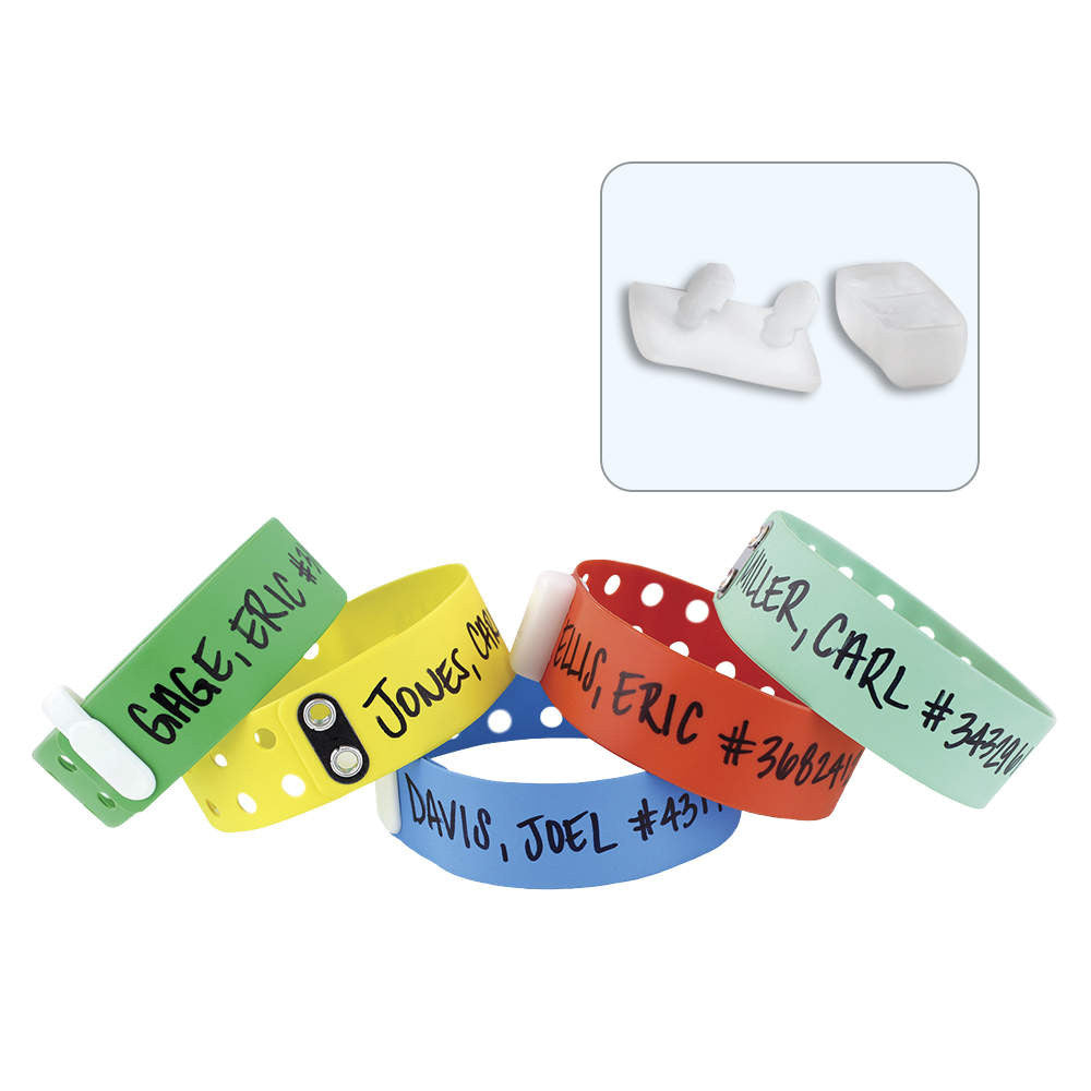 Clincher I Write-On Wristbands for Inmate Identification