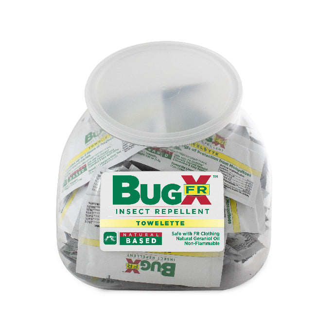 CoreTex Bug X FR Insect Repellent without Deet, Single Dose Towelettes