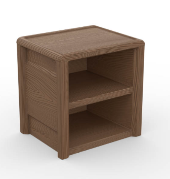 Cortech 215 Sequoia Molded Wood-Grain Night Stand