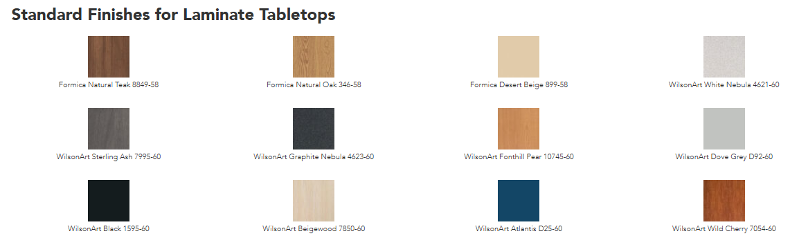 Cortech Endurance Durable Laminate Table with Xbase
