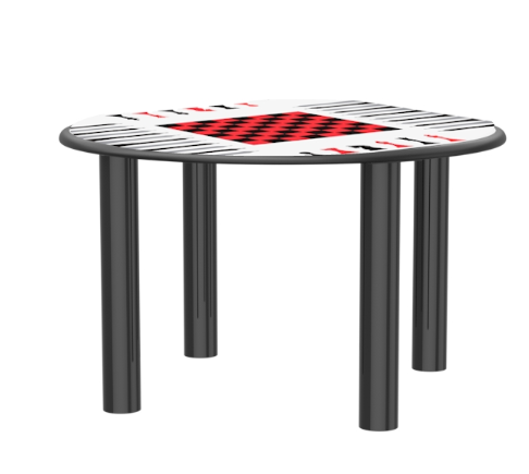 Cortech Endurance Durable X-Series Laminate Table with Steel Legs