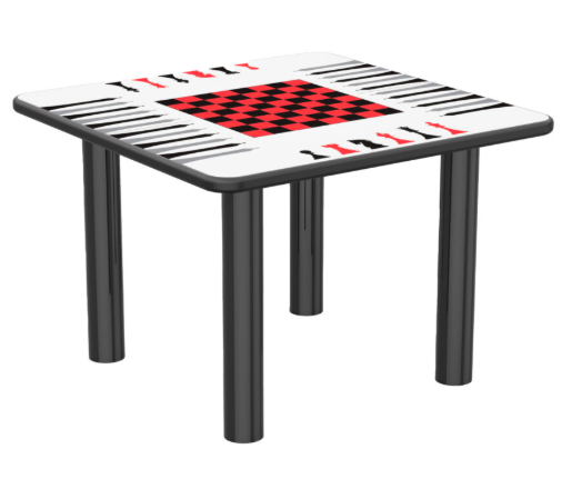 Cortech Endurance Durable X-Series Laminate Table with Steel Legs