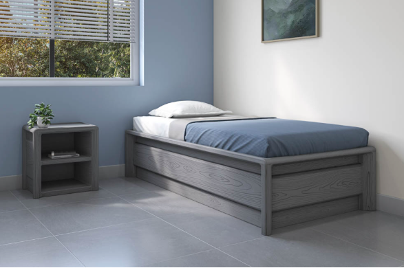 Cortech 210 Sequoia Molded Wood Grain Behavioral Health Bed